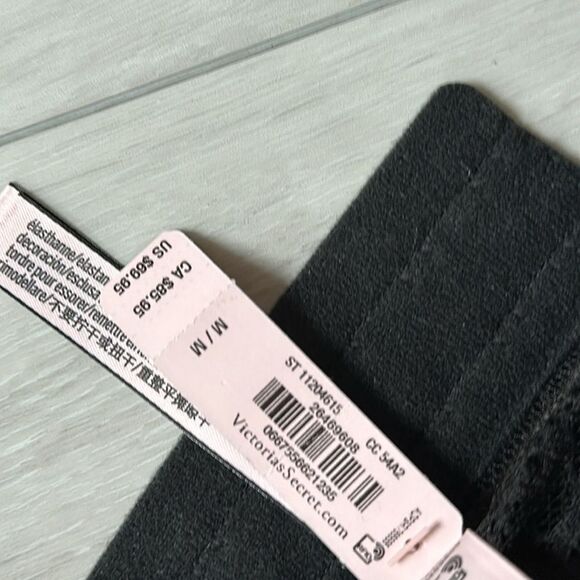 Victoria's Secret XS Unlined Lace-Up Corset Top Dream‎ Angels BLACK Size M NWT - Picture 4 of 5